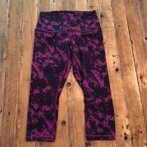 Lululemon wunder under crop leggings